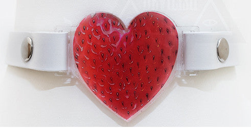 strawberry heart choker/garter*