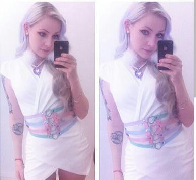 Pastel heart Corset