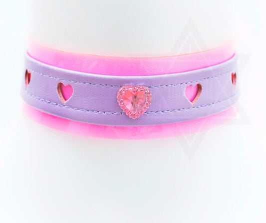 Diamond heart choker