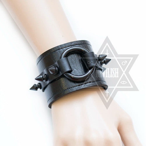 Pure black bangle