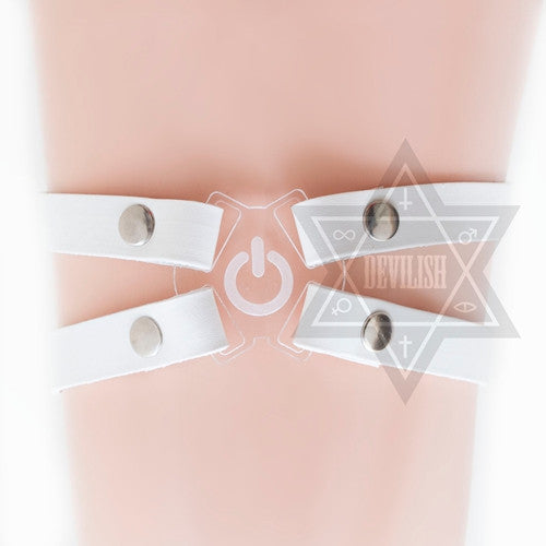 Power button garter