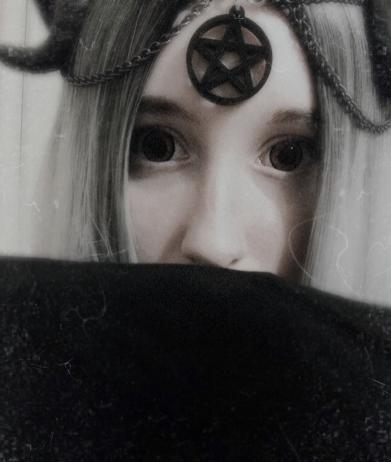 Pentagram horns hairband