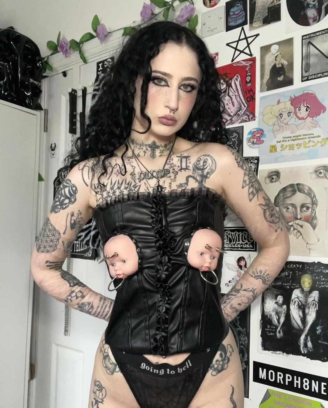 Creepy dolls corset