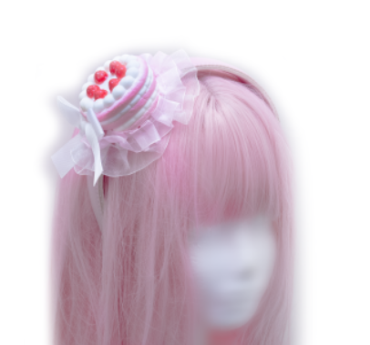 strawberry cake hairband